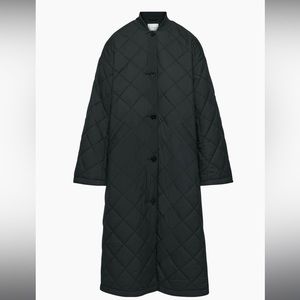 Aritzia Wilfred Pavant Quilted Long Jacket
